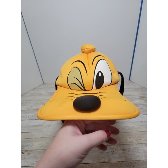 Vintage 1990's Disney Characters Pluto Hat Baseball Cap Adult - Picture 1 of 9